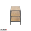 Seaford skohylla ek/svart 77x35x50cm - Bild 3