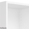Basic Bokhylla 2 Hyllplan Vit 41x27x108cm - Bild 3