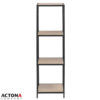 Seaford hylla ek/svart 35x37x120cm - Bild 2